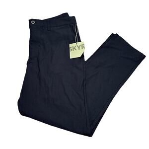 SKYR Men's 4-Way Stretch Anti Odor Moisture Wicking Upf Rating Pant Black SZ 34